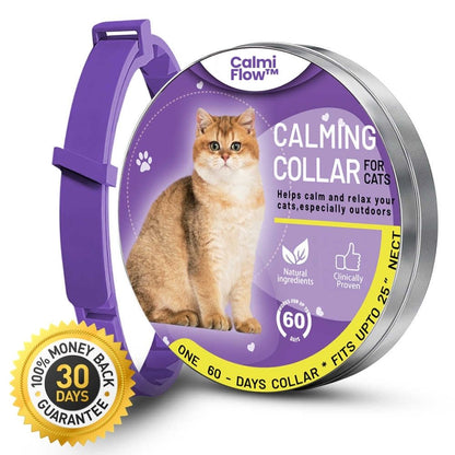 Cat's CalmiFlow™ Collar: Relieve Your Cat's Anxiety Naturally